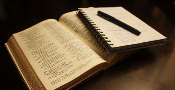 notebook on bible