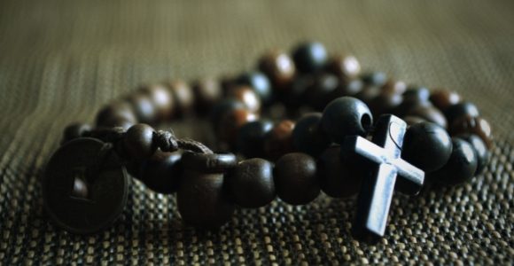 rosary with cross